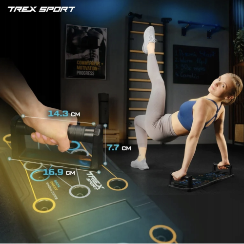 Упоры для отжиманий  Trex Sport TX-010PUB 12в1 - фото №8